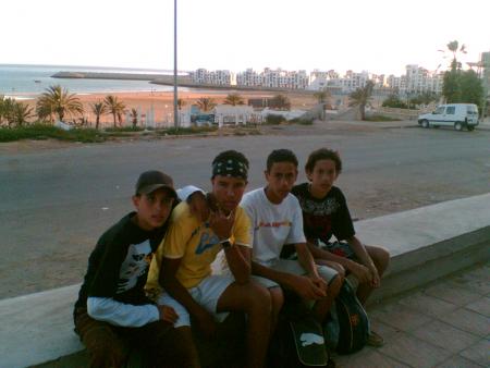 une tof près de la plage d'agadir(marina d'agadir)